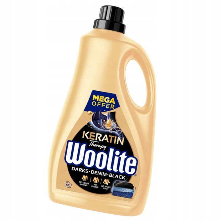 Płyn do prania WOOLITE Keratin Therapy Black 60 prań 3,6 l