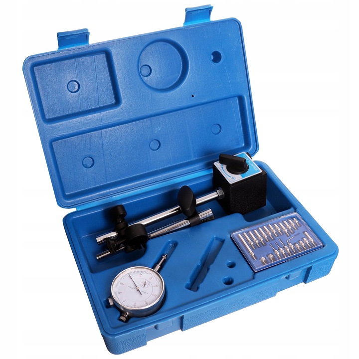 CZUJNIK ZEGAROWY STATYW MAGNETYCZNY 0-10MM+WALIZKA