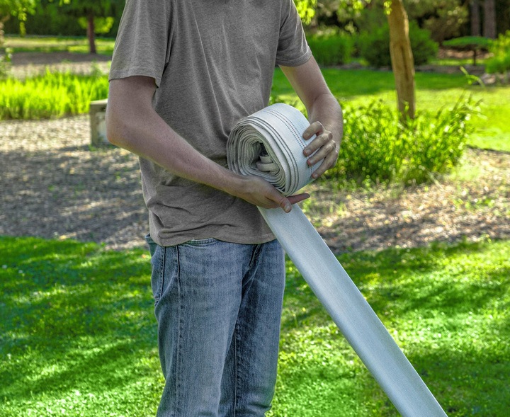 WĄŻ STRAŻACKI MOCNY DO POMPY FAST-FIX MOCNY DŁUGI DO SZAMBA WODY 2"