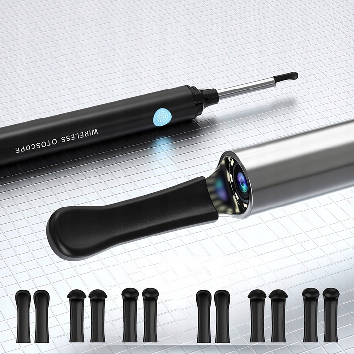 Smart Otoskop Kamera Czyszczenie Uszu Do Usuwania Woskowiny Wosk Wifi