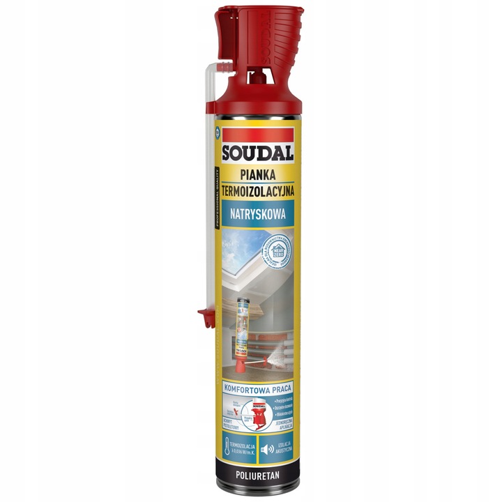 PIANKA NATRYSKOWA TERMOIZOLACYJNA SOUDAL (Genius GUN - wężykowa)
