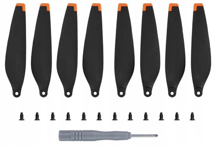 ŚMIGŁA DO DRONA DJI MINI 3 - 8 SZTUK ORANGE 6030F3 KOMPLET ZESTAW