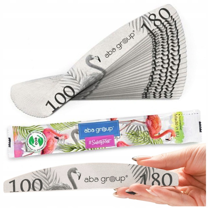 25x Pilnik Do Paznokci 100/180 Aba Łódka Standard