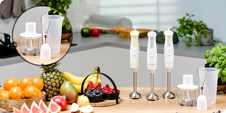 BLENDER RĘCZNY ZELMER KUCHENNY WIELOFUNKCYJNY MIKSER ROBOT TURBO 800W