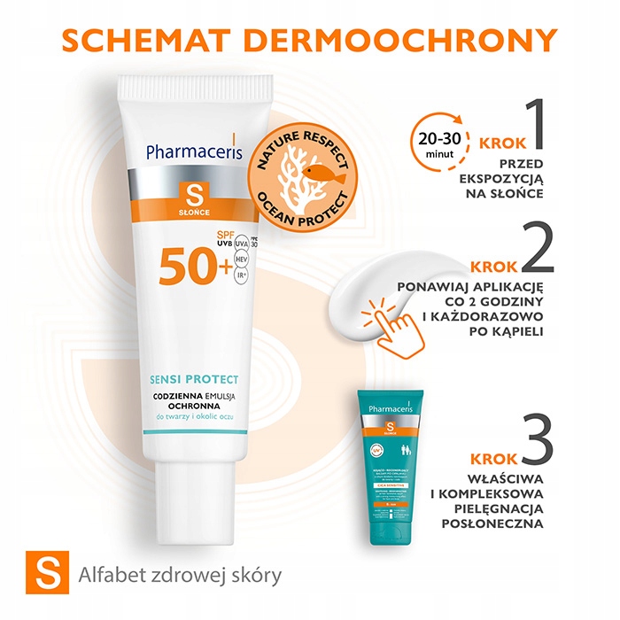PHARMACERIS S SPF50 SENSI PROTECT CODZIENNA EMULSJA OCHRONNA
