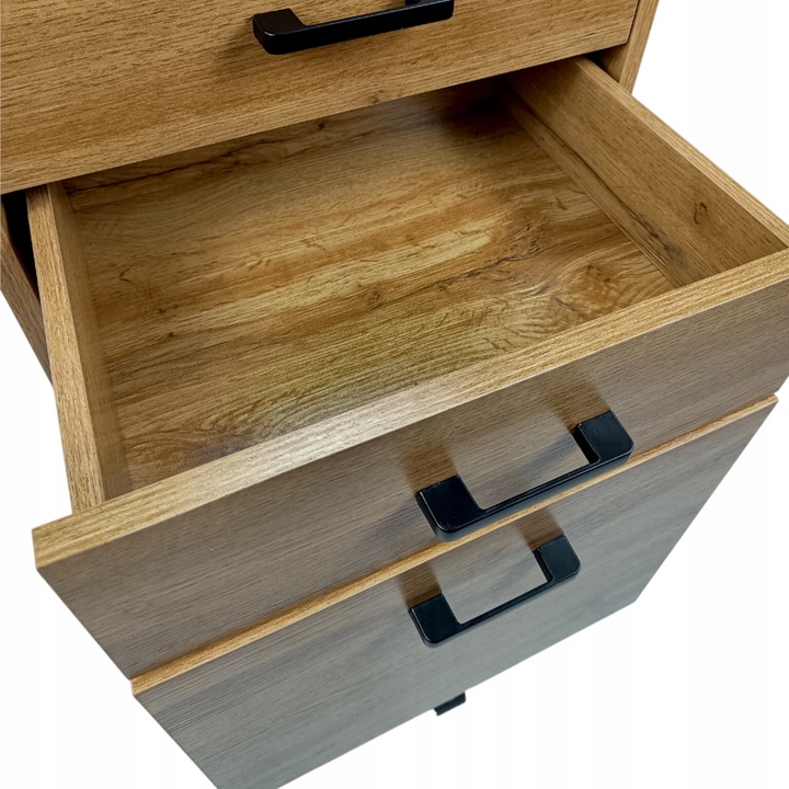 SZAFKA na kółkach STOLIK nocny SZUFLADA olcha REGAŁ do sypialni salonu