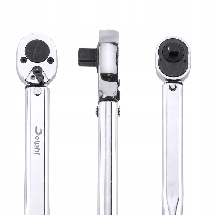 KLUCZ DYNAMOMETRYCZNY 1/2 28-210Nm CrMO & CrV + 3 NASADKI 17,19,21 mm +- 4%