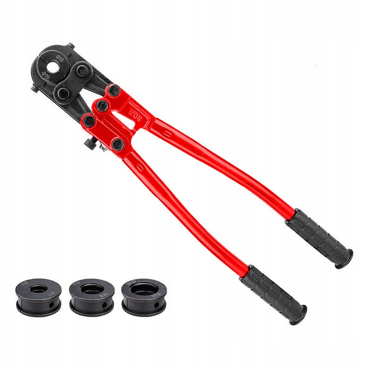 ZACISKARKA DO RUR PEX PRASA HYDRAULICZNA 16 20 26 mm SZCZYPCE