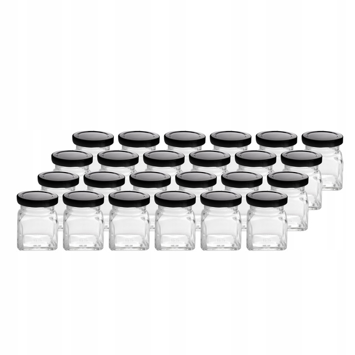 Pojemniki na przyprawy 24 szt 120ml organizer słoiczki słoiki