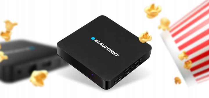 BLAUPUNKT ANDROID 12 TV SMART BOX ODTWARZACZ MULTIMEDIALNY 4K WIFI USB HDMI