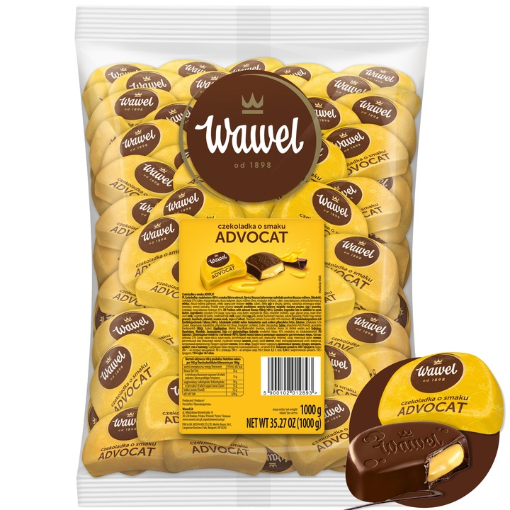 Czekoladki nadziewane Adwokat 1kg Wawel