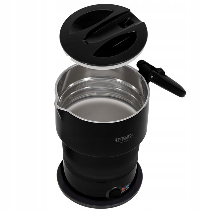 CZAJNIK TURYSTYCZNY elektryczny 600W mały 0.6l składany podróżny CAMRY