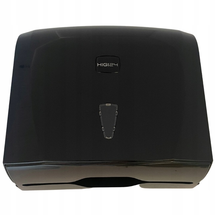 Pojemnik Dozownik Podajnik ręczniki papierowe ZZ czarny naścienny ATEST PZH