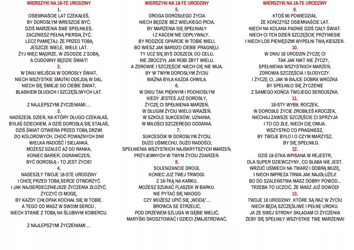 PUDEŁKO NA GOTÓWKĘ 18-te urodziny * PREZENT * hit OSIEMNASTKA