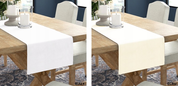 BIEŻNIK OBRUS GŁADKI MATOWY 40x220 KOLORY