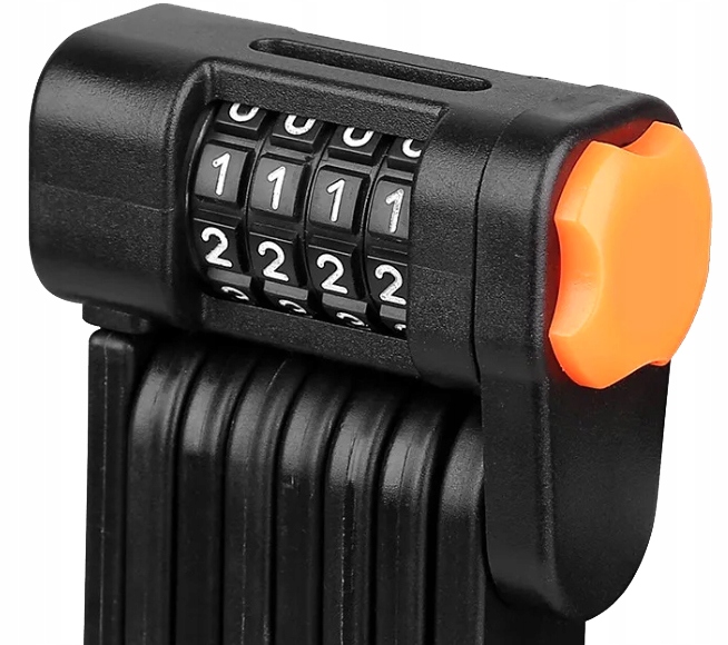 ZAPIĘCIE ROWEROWE DO ROWERU SKŁADANE BLOKADA SZYFR UTWARDZANA STAL