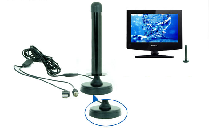 ANTENA ODBIORU TV TELEWIZYJNA MISTRAL MI-ANT100 DOOKÓLNA NA USB DVB-T2