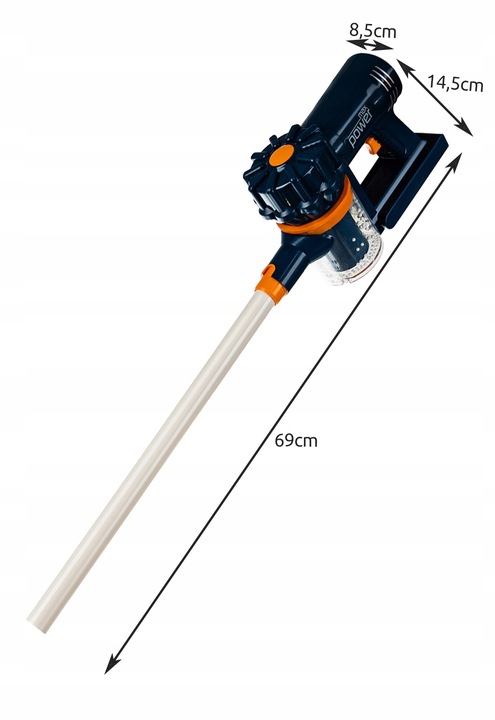 Odkurzacz dla Dzieci 2w1 Pionowy i Ręczny z Dźwiękiem Funkcja Ssania Dźwięk