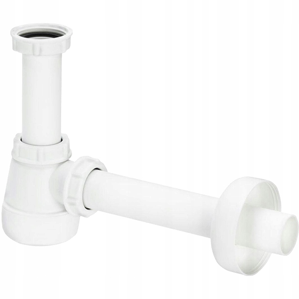 ZESTAW: KOREK KLIK-KLAK BEZ PRZELEWU CZARNY + SYFON UMYWALKOWY DO UMYWALKI