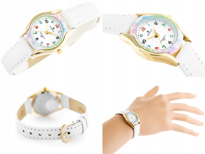 Zegarek PERFECT dla dziewczynki PREZENT NA KOMUNIĘ +BOX +TOREBKA +GRAWER