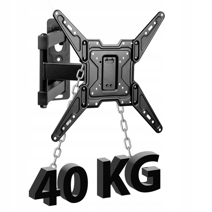 OBROTOWY UCHWYT DO TELEWIZORA TV LED LCD WIESZAK MOCNY ŚCIENNY 22-65 CALI