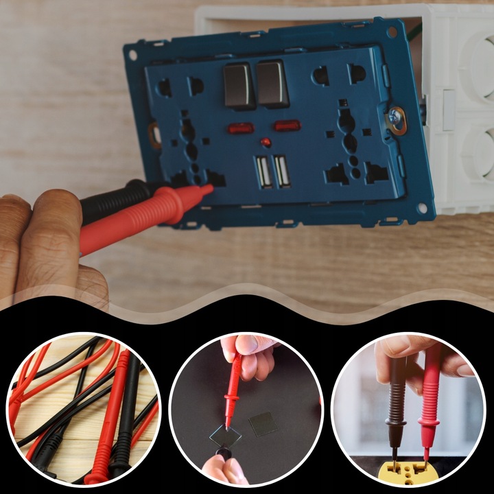 MIERNIK MULTIMETR CYFROWY PRĄDU NAPIĘCIA LCD TESTER UNIWERSALNY AC DC 10A