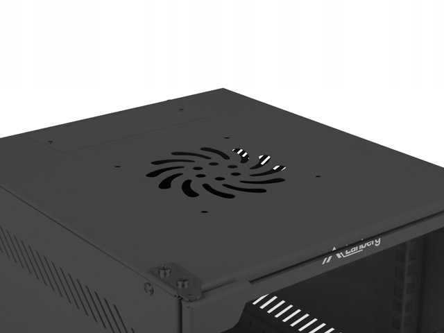 9U Szafa RACK wisząca 10" czarna Lanberg