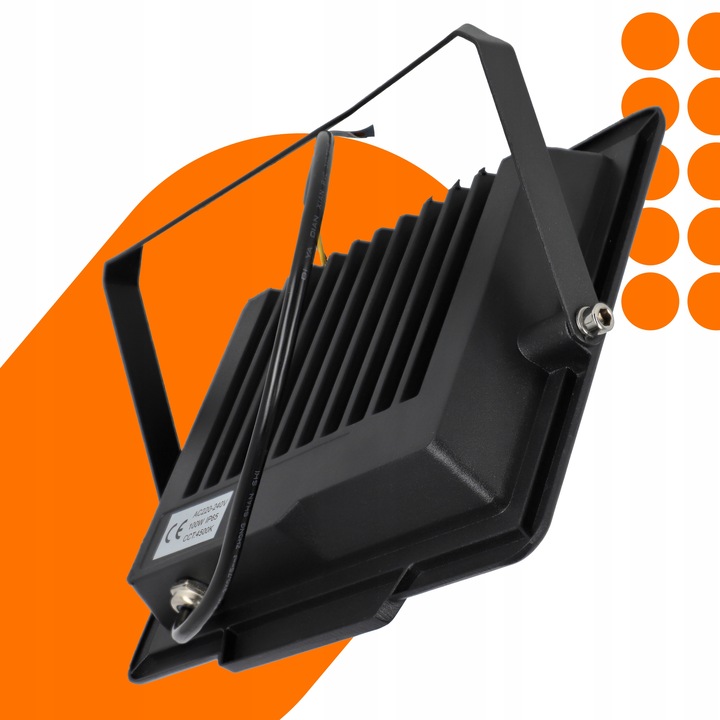 Halogen LED Naświetlacz Reflektor Zewnętrzny Lampa 100W IP65