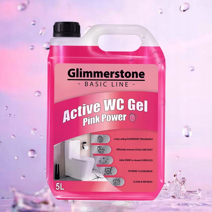 ŻEL PŁYN DO CZYSZCZENIA WC TOALETY SANITARIATÓW TOALET BEZ KAMIENIA 5L