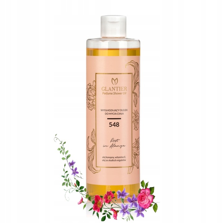 Glantier Olejek Do Mycia Ciała Wygładzający 548 - 400 Ml