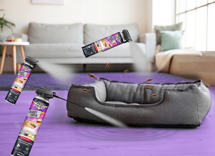 ŚRODEK PREPARAT AEROZOL OPRYSK SPRAY NA RYBIKI PCHŁY NO PEST SNIPER