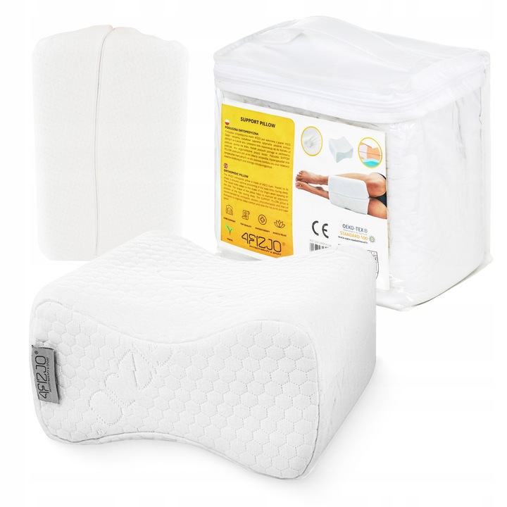 PODUSZKA ORTOPEDYCZNA KLIN MIĘDZY NOGI KOLANA DO SPANIA SEPARATOR MEMORY