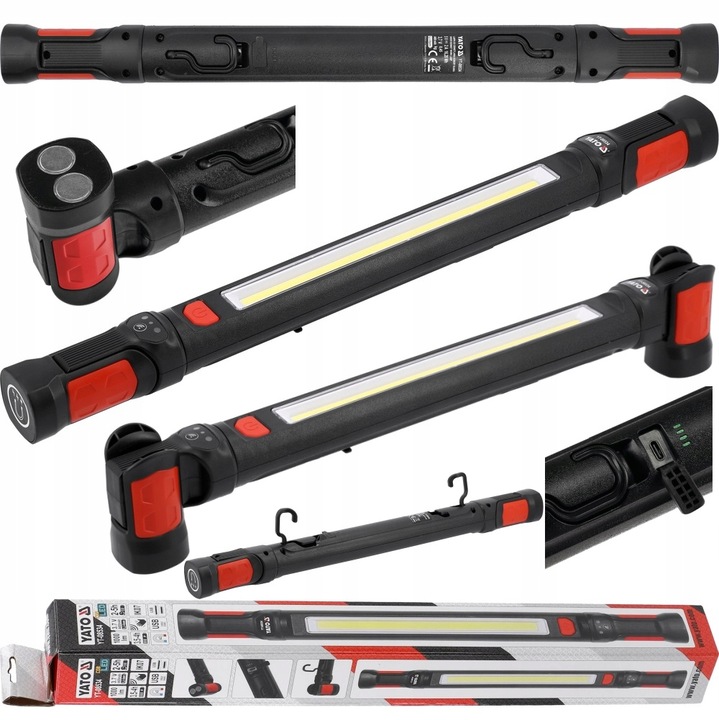 YATO LAMPA DO OŚWIETLANIA KOMORY SILNIKA 1000LM LATARKA YT-08534