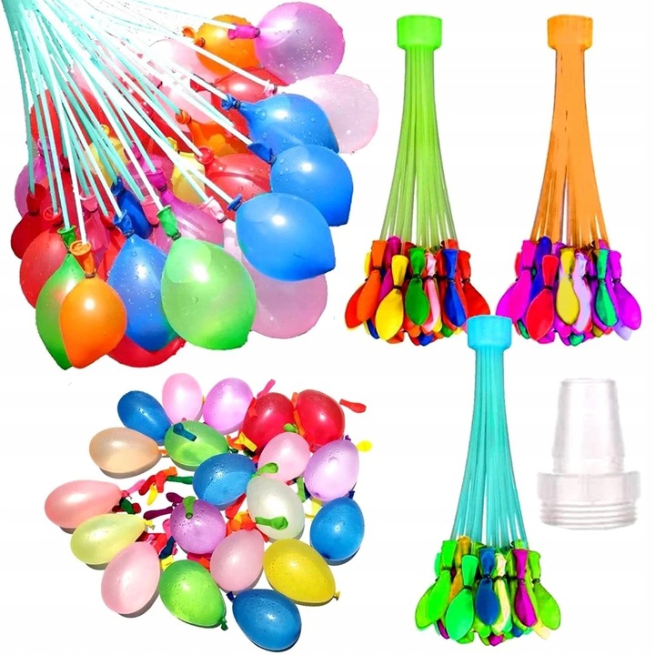 BOMBY WODNE BALONY BALONIKI NA WODĘ automatyczne ZESTAW 110