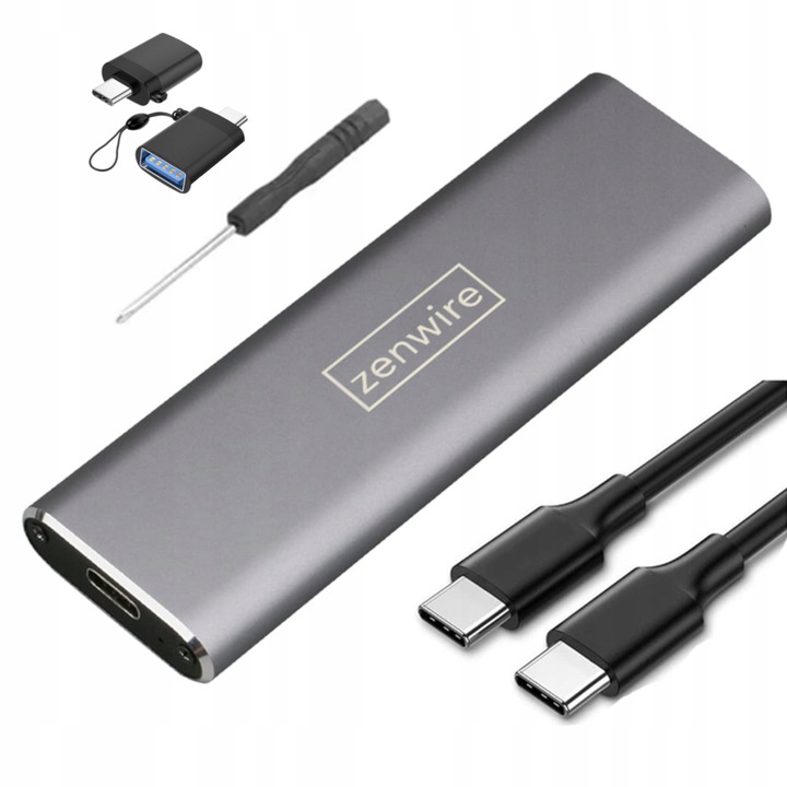 Adapter dysku Kieszeń na dysk SSD m.2 USB-C obudowa m2 SATA NGFF USB 3.0