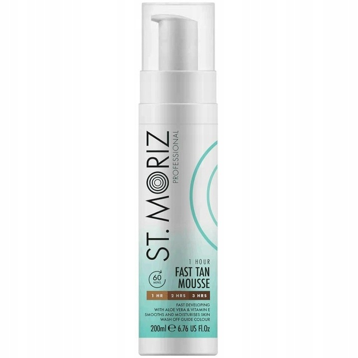 ST MORIZ Fast Tanning Mousse Błskawiczny Samoopalacz w 60 Minut 200ml