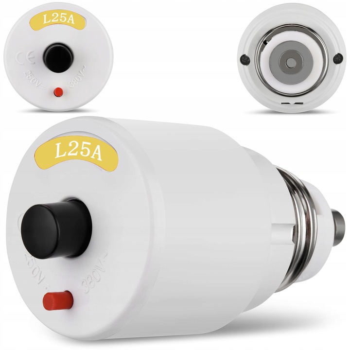 BEZPIECZNIK AUTOMATYCZNY WKRĘCANY KOREK 25A E27 1P IP20 50-60Hz