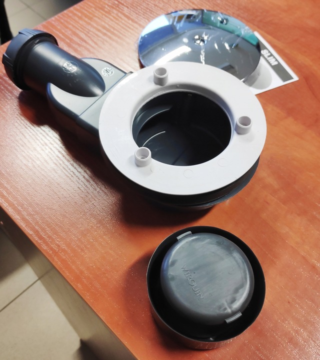 SYFON ODPŁYWU BRODZIKOWEGO SLIM ZAMIAST MEMBRANY