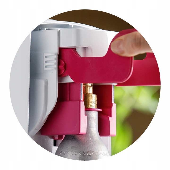 Cylinder z gazem SodaStream butla, nabój CO2 425g + Baza Crafted