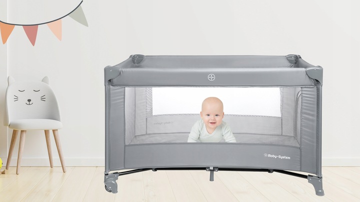 Łóżeczko Turystyczne Kojec Dla Dziecka Podrózny z Materacem Składany