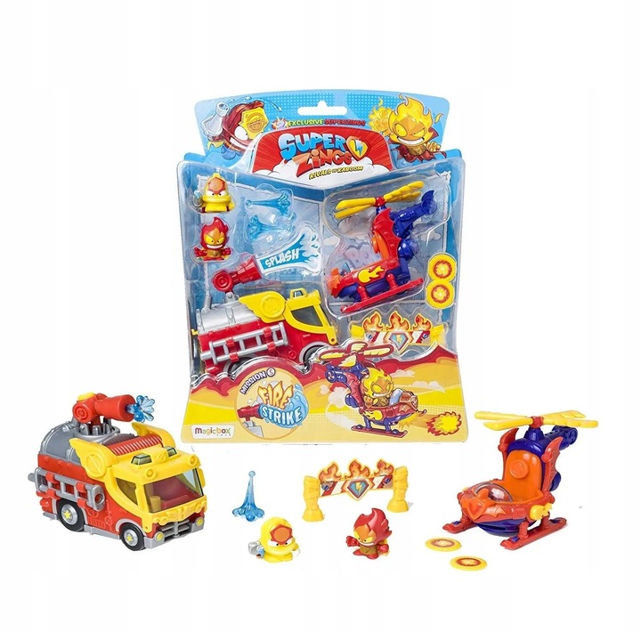 Super Zings Fire Strike Misja Pożar figurki