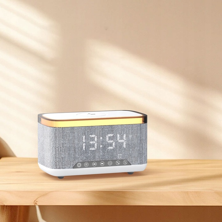 Radio Kuchenne Przenośne Bluetooth Ładowarka Indukcyjna QI Boombox AUX