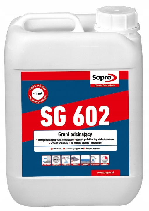 SOPRO SG602 GRUNT ODCINAJĄCY DO PODŁOŻY GIPSOWYCH