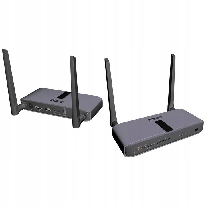 Zestaw transmisji radiowej HDMI 150m 5GHz SpeaKa Professional SP-HWE-800