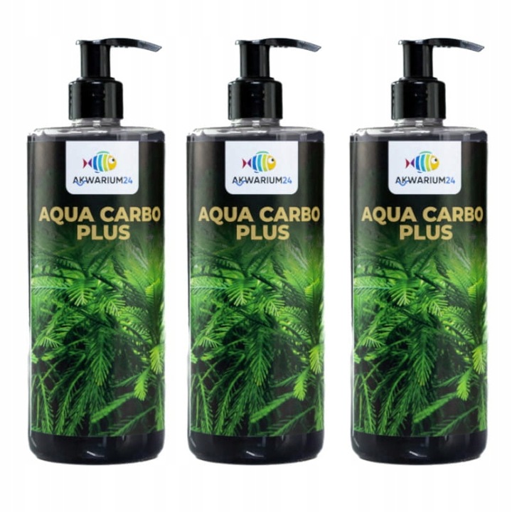 WĘGIEL DO AKWARIUM NAWÓZ CO2 AQUA CARBO 3x500ml