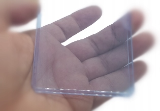 Toploader 100pt Ochronne Sztywne koszulki na karty 3x4 Ultra Clear 25szt