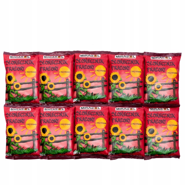 SŁONECZNIK PRAŻONY 150g Z PRZYPRAWAMI MIRASOL DUŻE ZIARNO