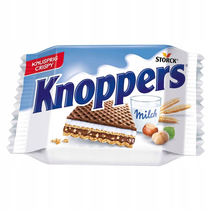 ZESTAW STORCK wafel KNOPPERS CRISPY 25g x 24 szt