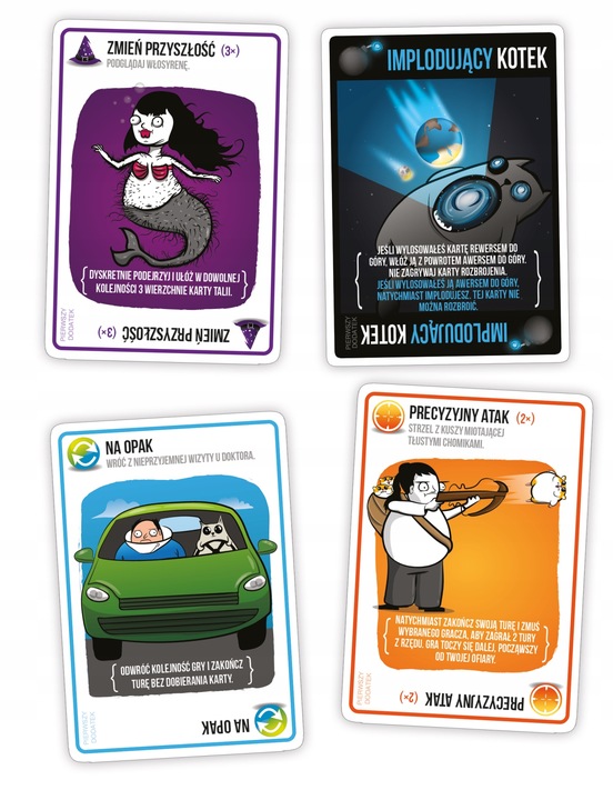 Eksplodujące Kotki: Implodujące kotki (nowa edycja) dodatek z nowymi mechan