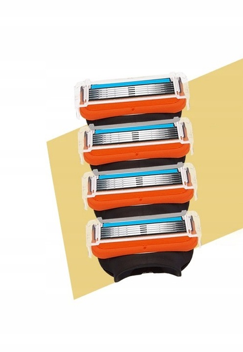 ORYGINALNE WKŁADY NOŻYKI OSTRZA WYMIENNE DO MASZYNKI GILLETTE FUSION 5